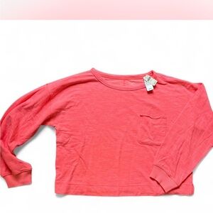 Aerie Vibrant Pink Long Sleeve Tee